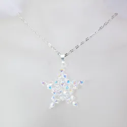 Pendant 45cm - Columba-Silver Chain - Pendant 45cm - Laiton argenté